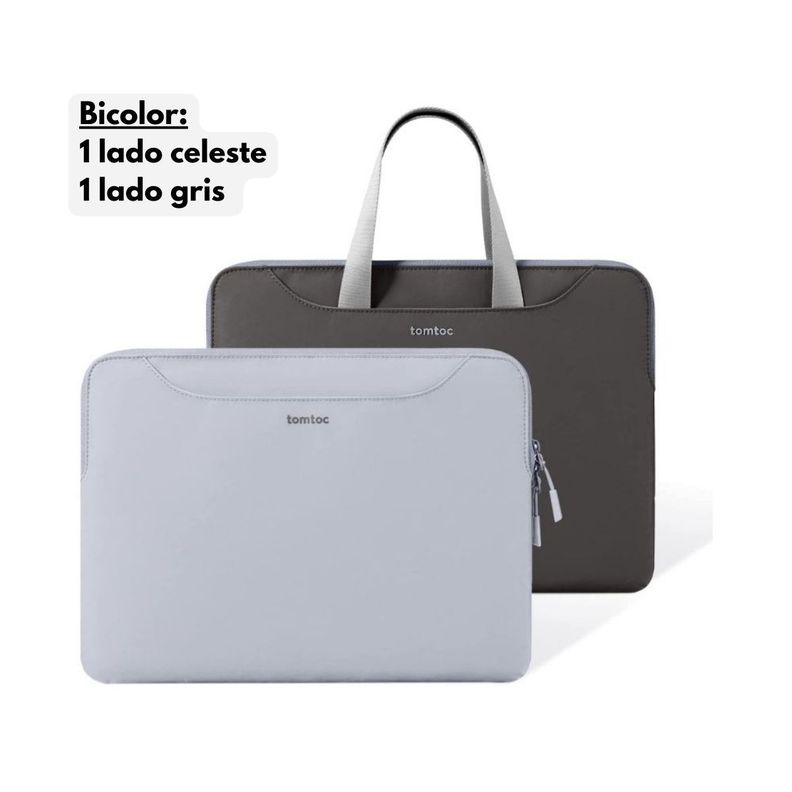 Tomtoc Funda Light-A21 Bicolor Notebook 15" - 16" - Azul-3