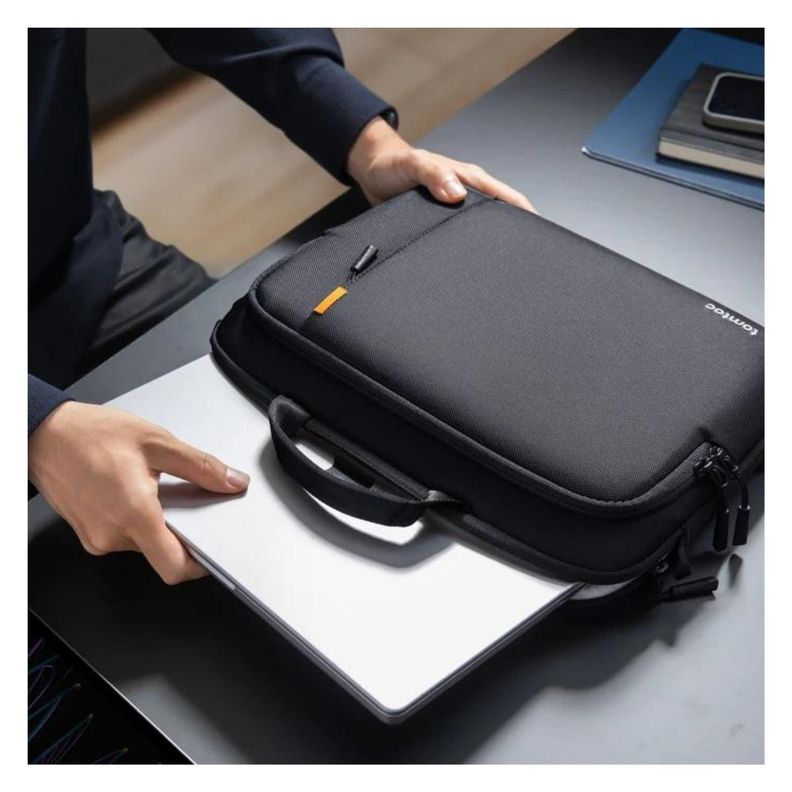 Tomtoc Maletín Delgado Defender-A30 para MacBook 14" - Negro-4