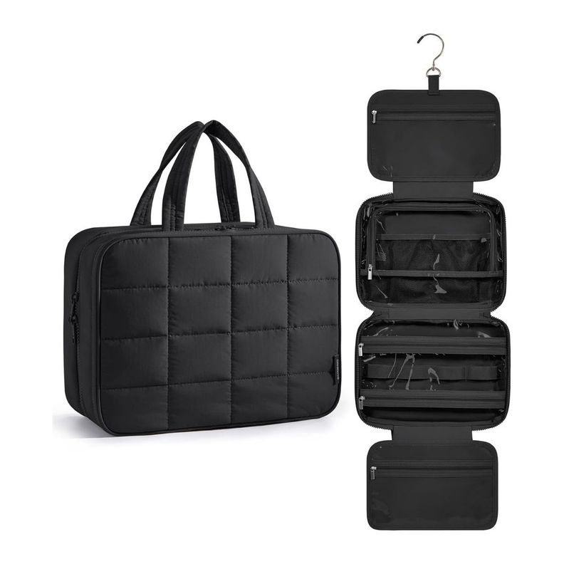 Bagsmart Neceser Multifuncional Spacesaver Puffy Grande - Negro-1