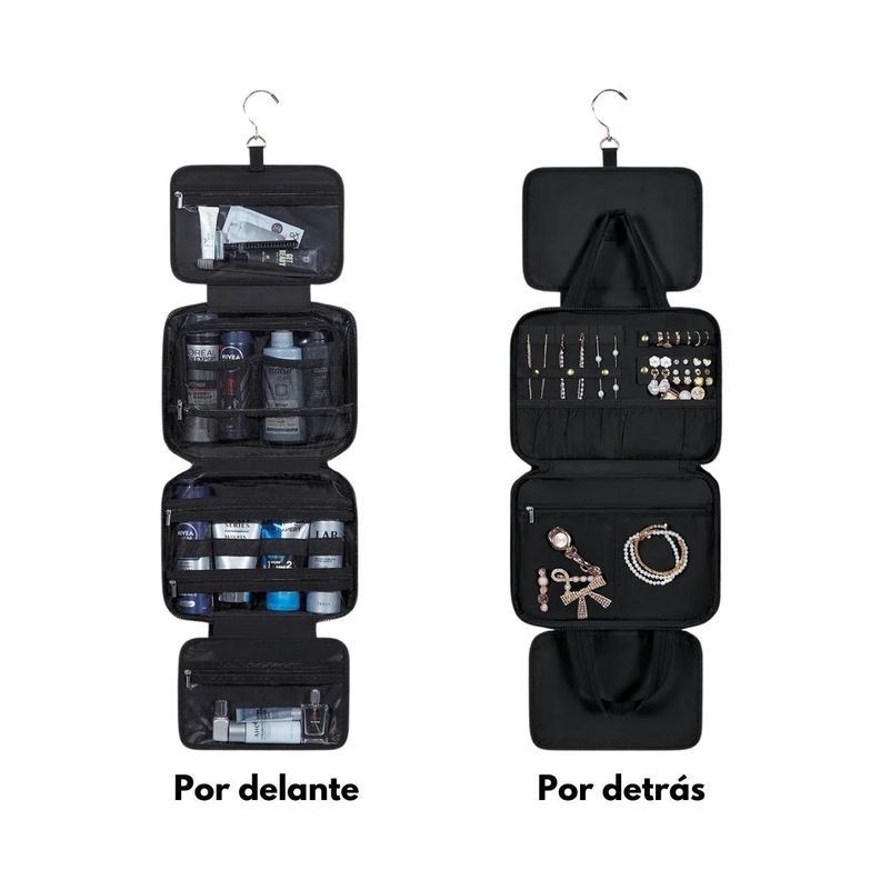 Bagsmart Neceser Multifuncional Spacesaver Puffy Grande - Negro-5