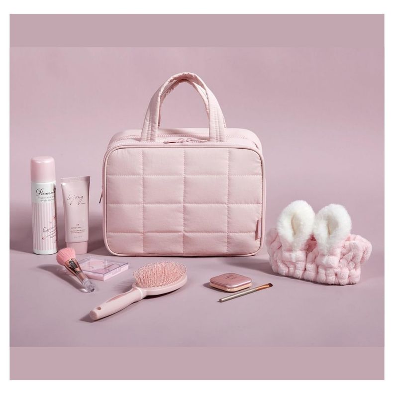 Bagsmart Neceser Multifuncional Spacesaver Puffy Grande - Rosado-2