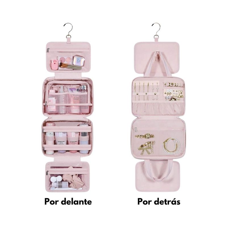 Bagsmart Neceser Multifuncional Spacesaver Puffy Grande - Rosado-5