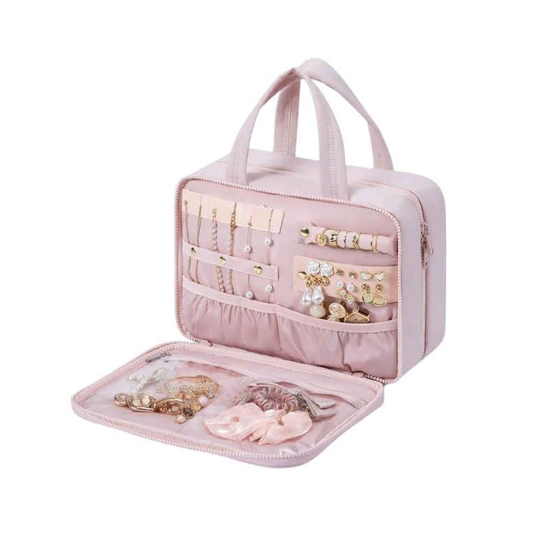 Bagsmart Neceser Multifuncional Spacesaver Puffy Grande - Rosado-6