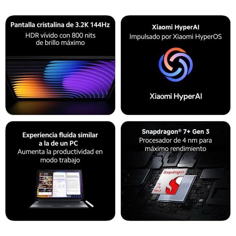 Xiaomi Tablet Pad 7 11.2" 8GB + 256GB Azul-6