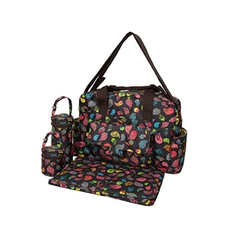 Mommore Bolso Maternal Pañalera 5 en 1 - Negro-0