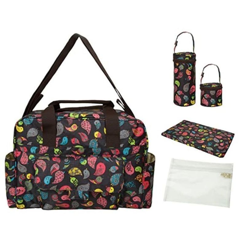 Mommore Bolso Maternal Pañalera 5 en 1 - Negro-1
