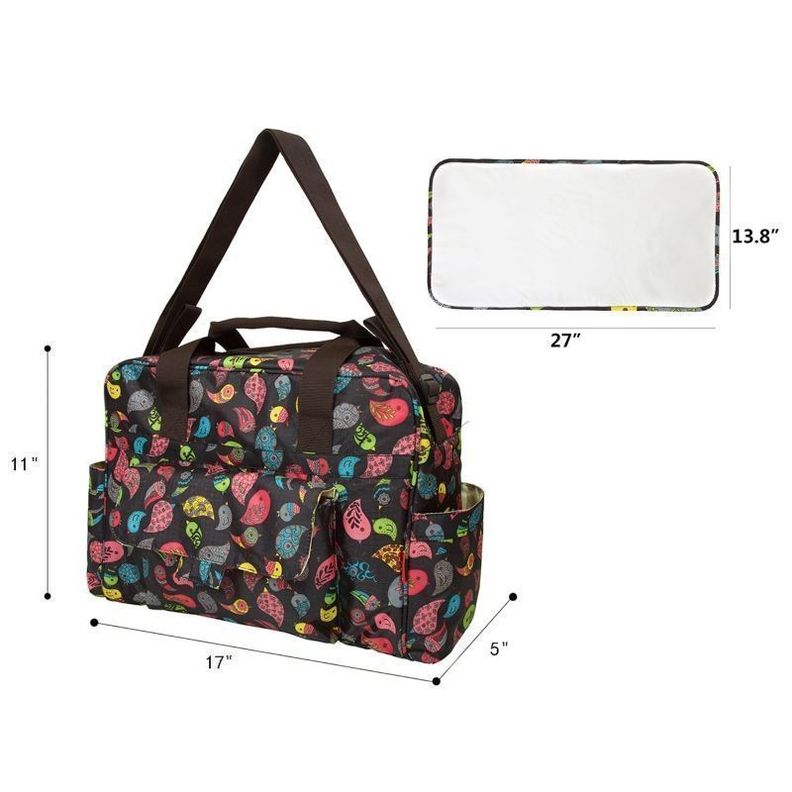 Mommore Bolso Maternal Pañalera 5 en 1 - Negro-2