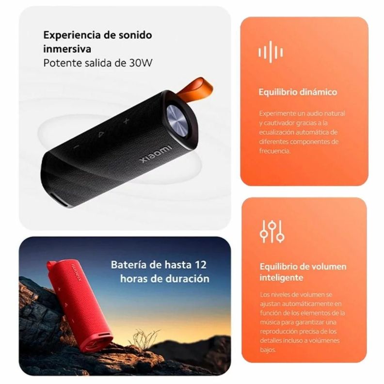 Xiaomi Parlante Bluetooth Sound Outdoor 30W - Negro-5