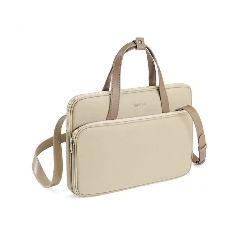 Tomtoc Bolso de Hombro Versatile-A12 MacBook Pro 14" M3/M2/M1 - Beige-0