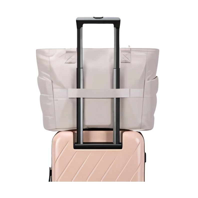 Bagsmart Bolso Tote Bubble Puffy 20L para 15,6" - Beige-6