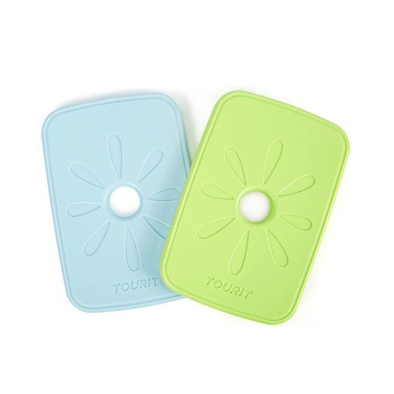 Tourit Hielos Reutilizables para Loncheras Pack x2 Azul