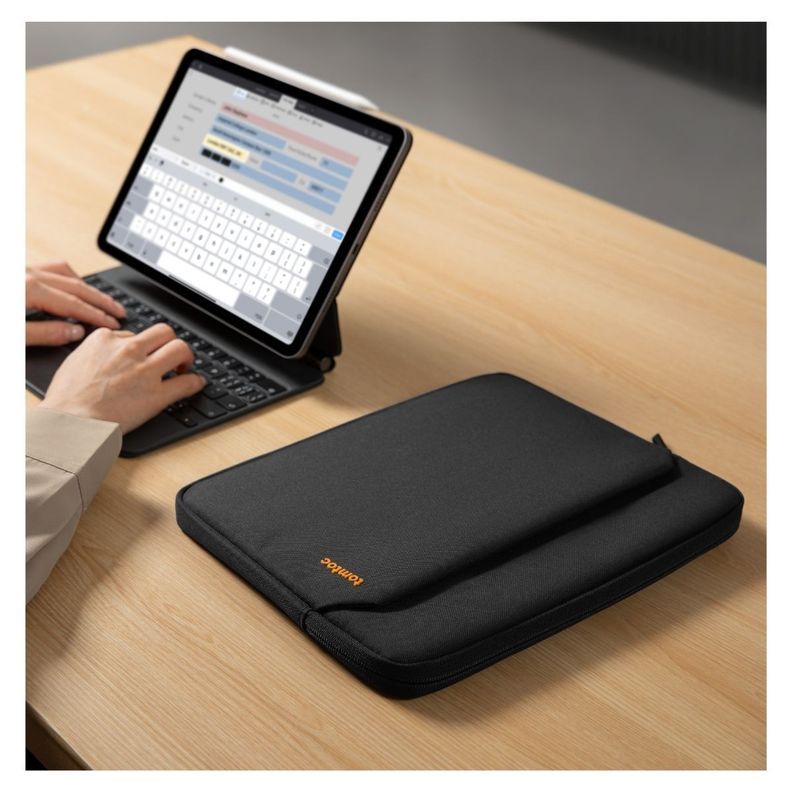 Tomtoc Funda Light-B18 para iPad Pro 12.9" 6/5/4/3 y teclado - Negro-4