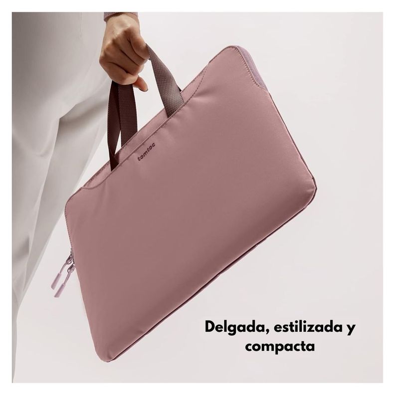 Tomtoc Funda Light-A21 Bicolor Laptop/tablet 13" - 14" - Rosado-2