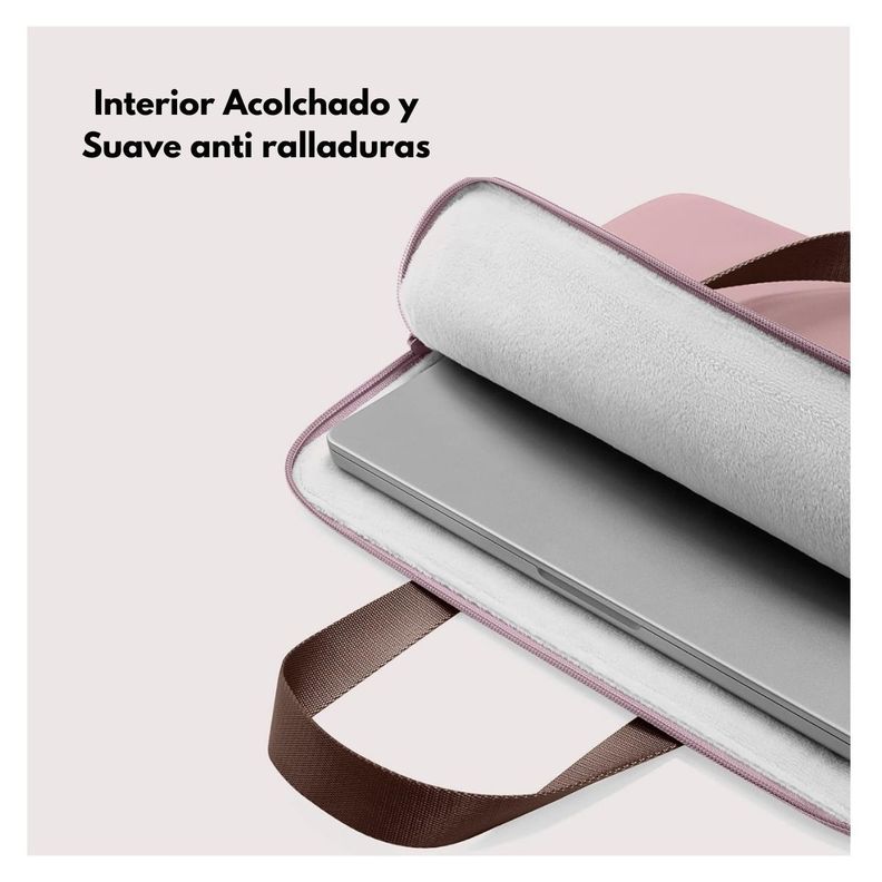 Tomtoc Funda Light-A21 Bicolor Laptop/tablet 13" - 14" - Rosado-4