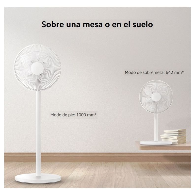 Xiaomi Ventilador Inteligente Mi Smart Standing Fan 2 Lite Blanco-7