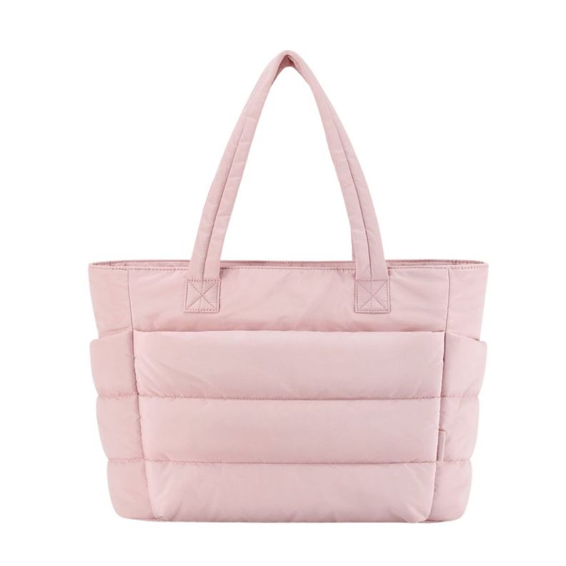 Bagsmart Bolso Tote Bubble Puffy 20L para 15,6" - Rosado-0
