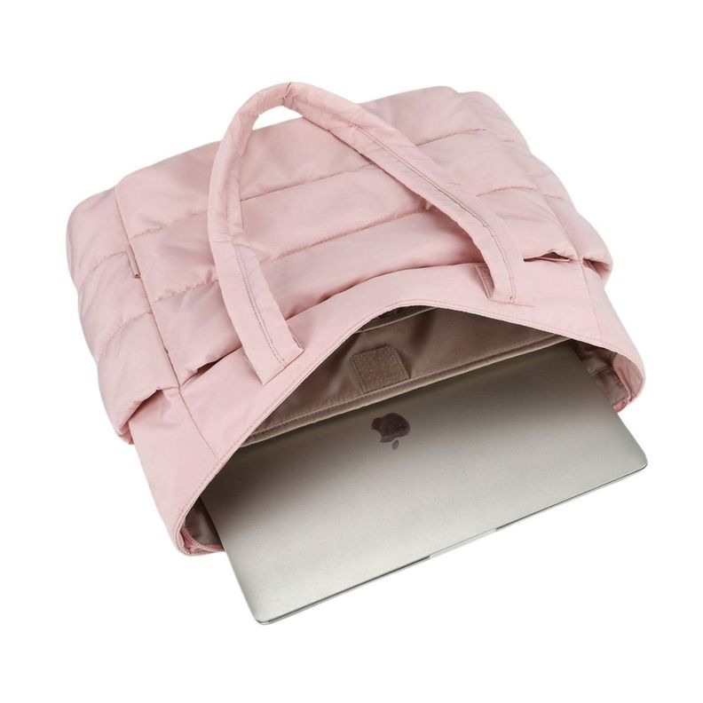 Bagsmart Bolso Tote Bubble Puffy 20L para 15,6" - Rosado-1