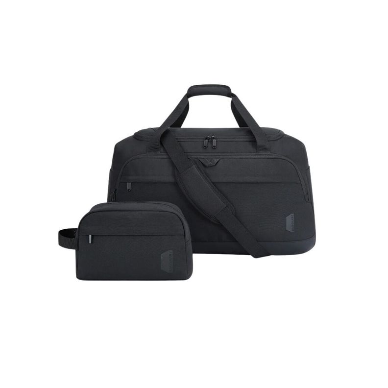 Bagsmart Bolso Viaje Weekender 38L + Neceser Negro-0