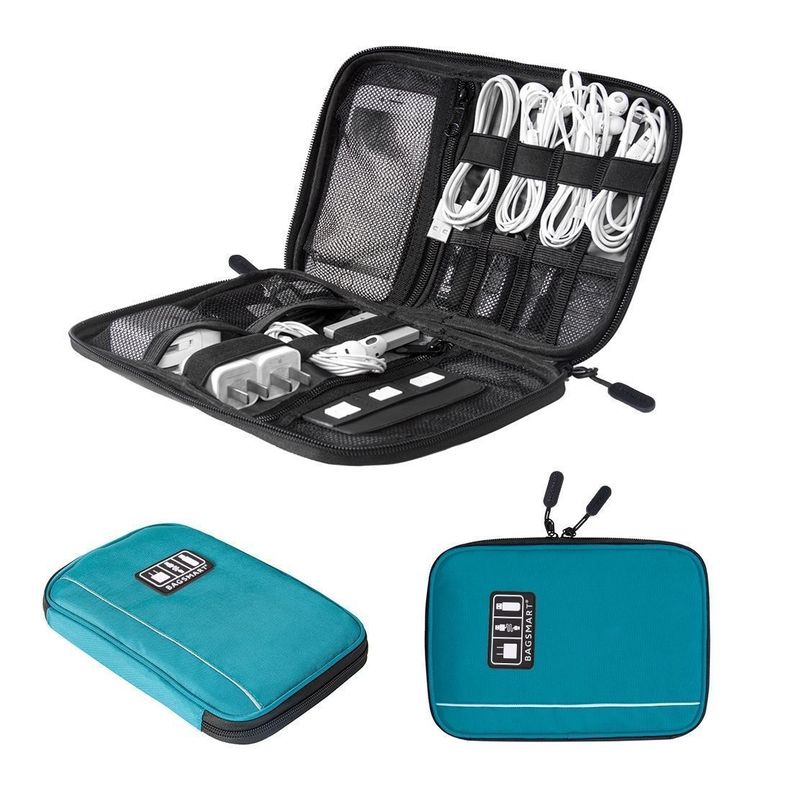 Bagsmart Organizador electrónico Glendora para viajes- Azul-4