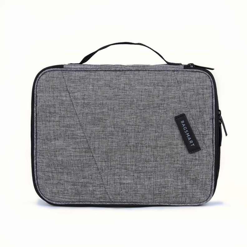 Bagsmart - Organizador de cables 2 niveles GLENDALE - Gris-0