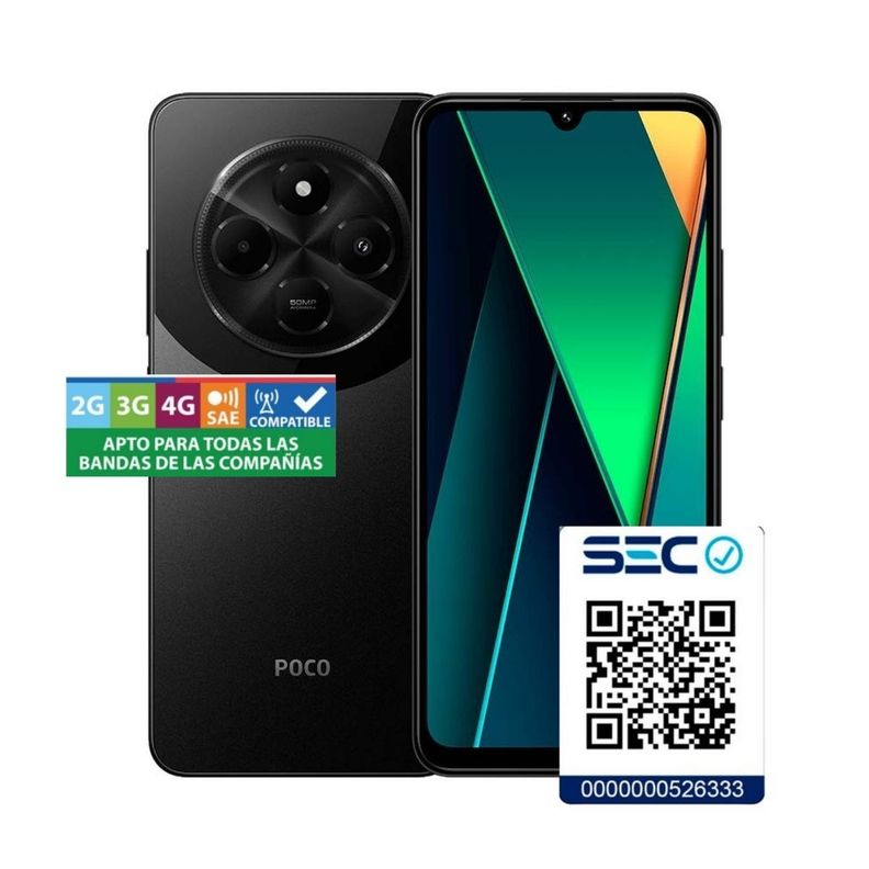 Xiaomi Poco C75 4G 6Gb + 128GB Negro-1