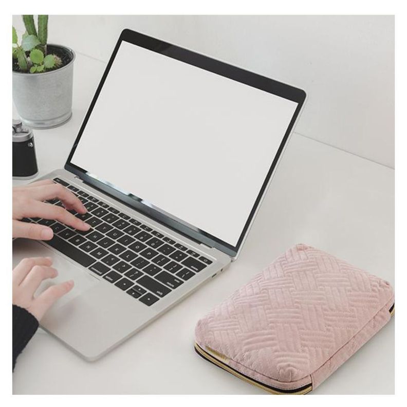 BAGSMART Bolsa organizadora de accesorios electrónicos ATHENA- Rosado-5
