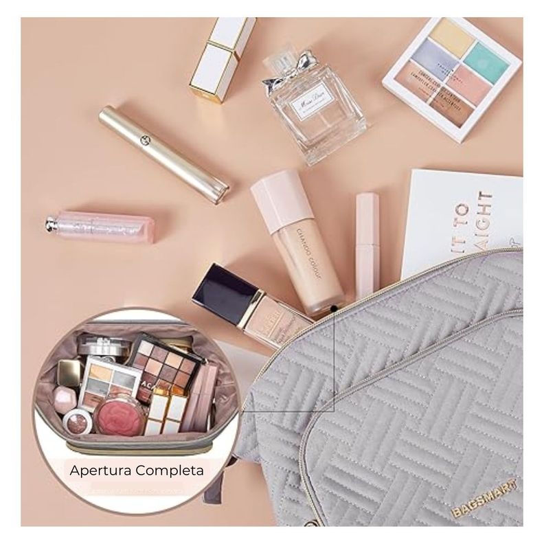 Bagsmart Estuche Cosmetiquero Tejido - Turquesa-3