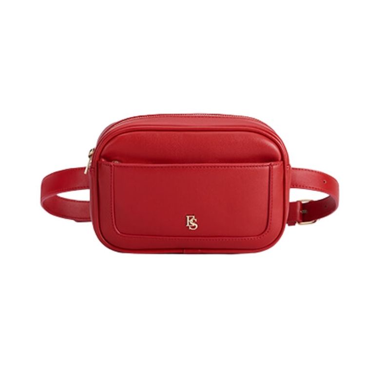 Ecosusi Banano Moderno de Cuero Vegano - Rojo-0