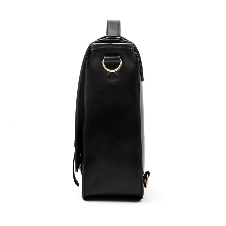 Ecosusi Mochila y Maletín con Lazo Removible Summer Garden Romance para 14" - Negro-5