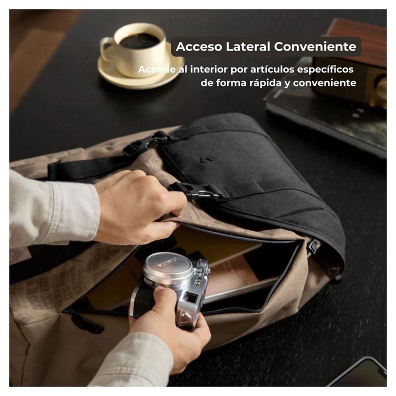 Tomtoc Mochila OCHM-TA1 22L para Notebook hasta 15.6" - Marrón-5