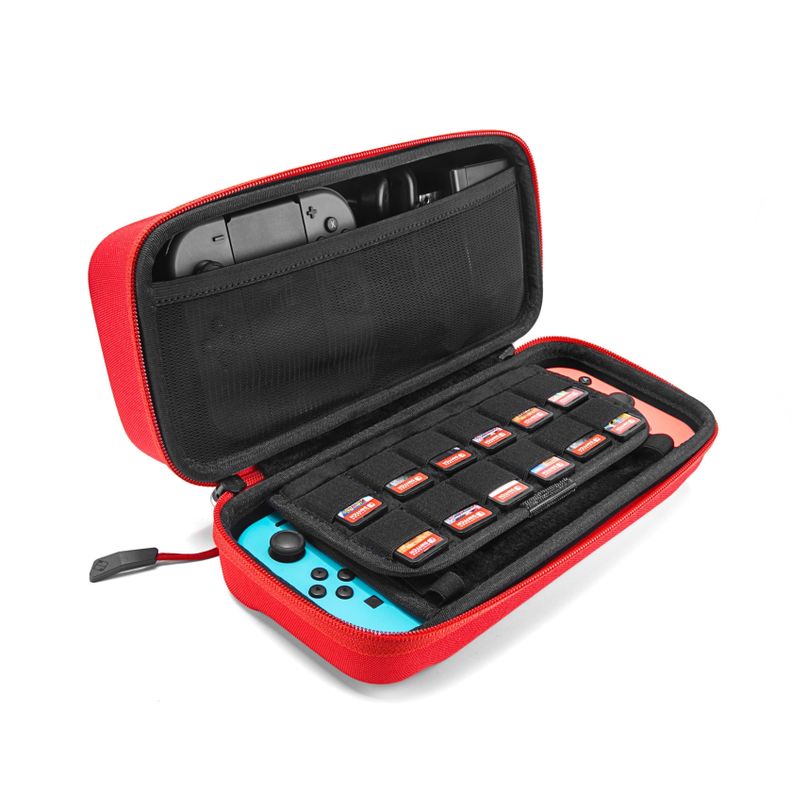 Tomtoc Estuche De Viajes- Nintendo Switch( Para 24 Tarjetas) - Rojo-0