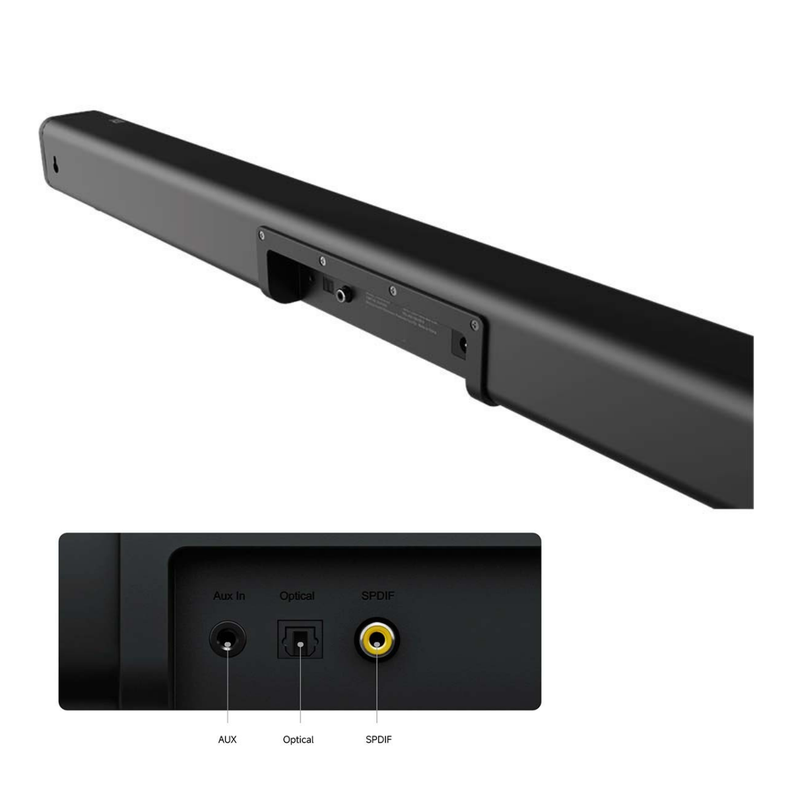 Xiaomi Barra de Sonido Soundbar 2.0 ch Bluetooth 5.3 Negro-1