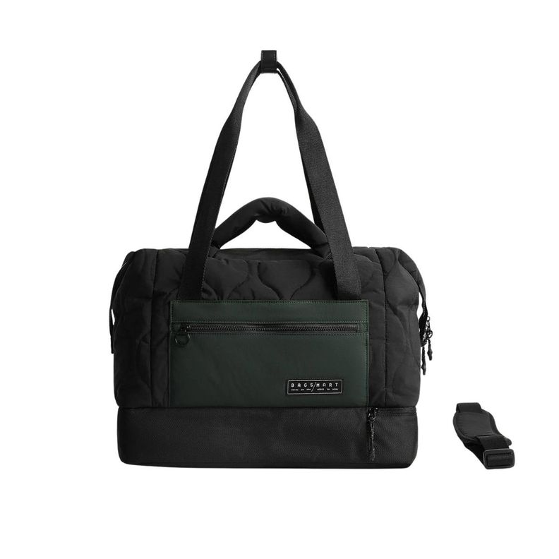 Bagsmart Bolso de Viaje Walker Duffle para notebook 15,6" 34L - Negro-0
