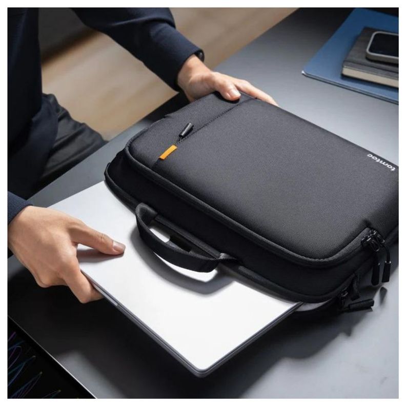 Tomtoc Maletín Delgado Defender-A30 para Notebook 15.6" - Negro-7