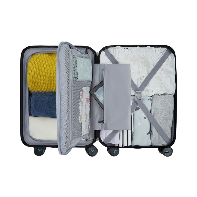Bagsmart Maleta de Mano Rígida Globetrotter 35L - Negro-4