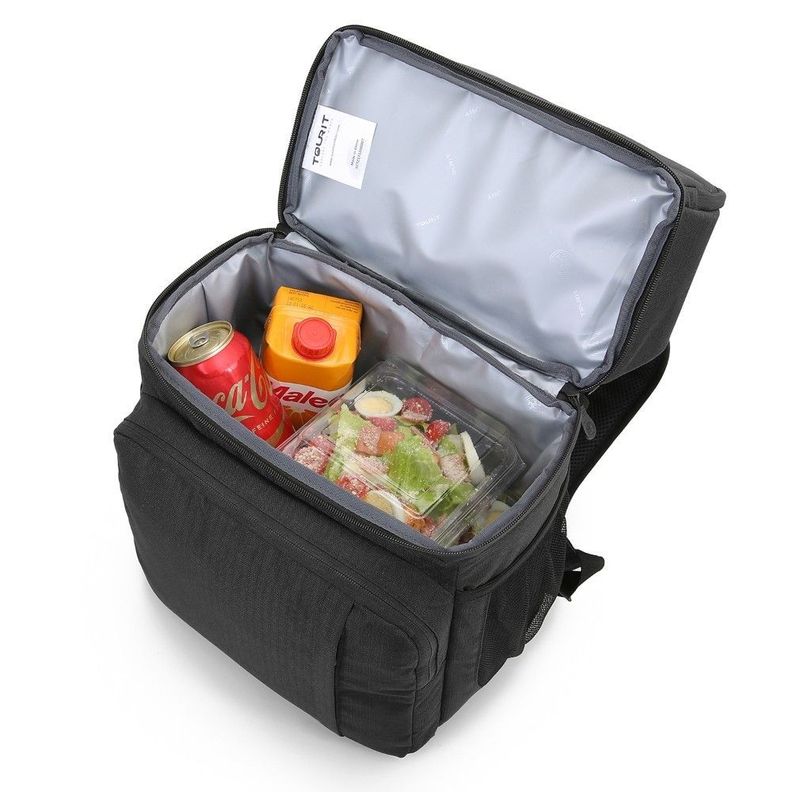 TOURIT Mochila térmica doble cubierta 28L - Negro-1