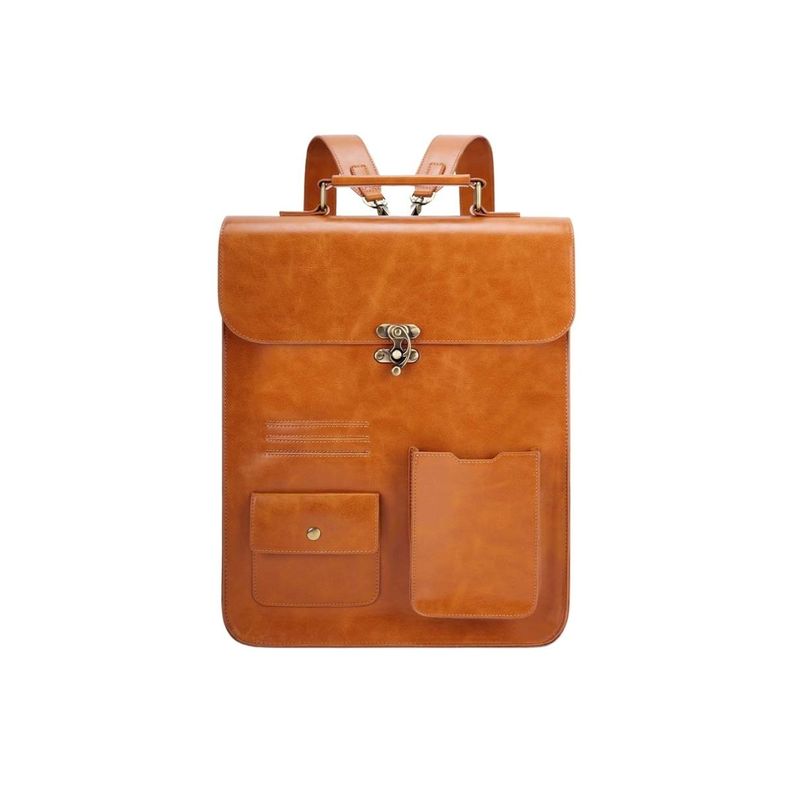 Ecosusi Mochila DUSK para laptop 15.6” - Naranja-0