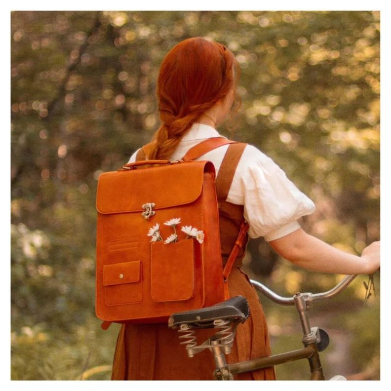 Ecosusi Mochila DUSK para laptop 15.6” - Naranja-3