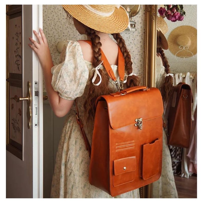 Ecosusi Mochila DUSK para laptop 15.6” - Naranja-7