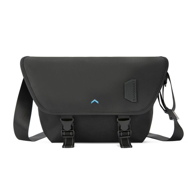 Ecosusi Bolso CROSS cruzados con solapa y borlas - negro