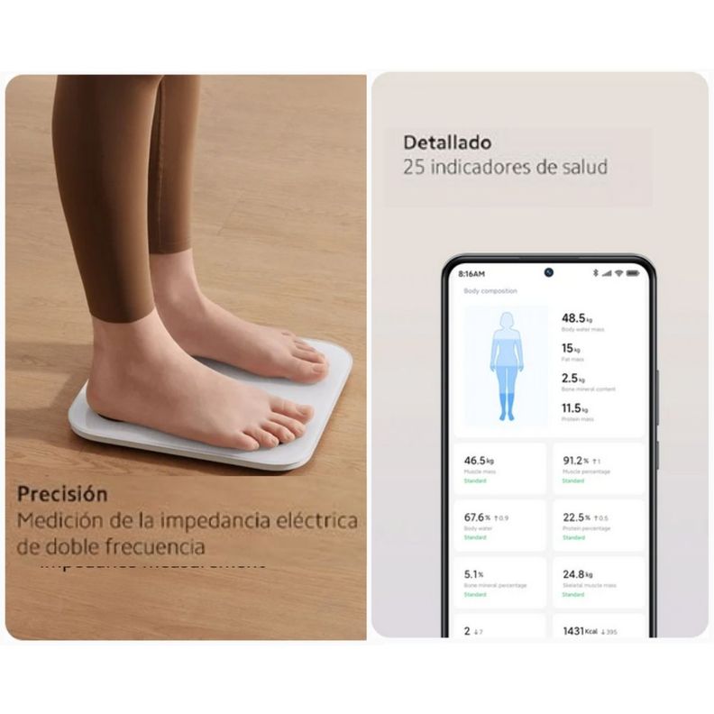 Xiaomi Balanza Inteligente Body Composition Scale S400 -3
