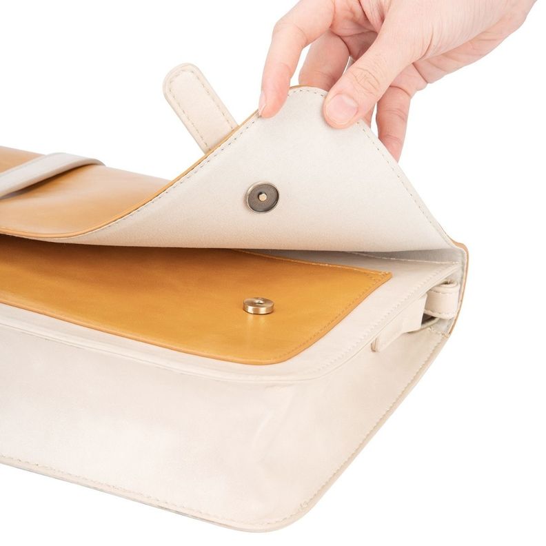 Ecosusi Bandolera maletín de mujer SABOW para Tablet de 7.9”- Amarillo-1