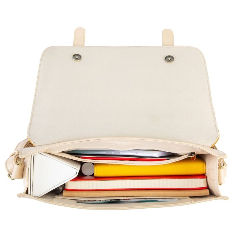 Ecosusi Bandolera maletín de mujer SABOW para Tablet de 7.9”- Amarillo-3