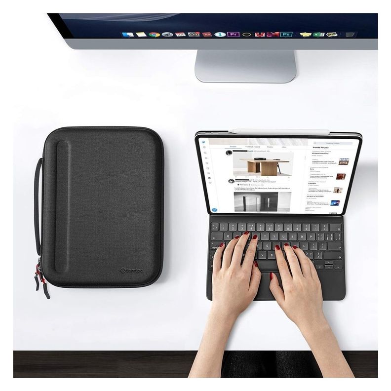Tomtoc Estuche Portafolio FancyCase-B06 para iPad 11" / iPad Air 12.9" /Pro M4/M2 - Negro-3
