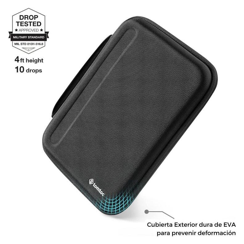 Tomtoc Estuche Portafolio FancyCase-B06 para iPad 11" / iPad Air 12.9" /Pro M4/M2 - Negro-4