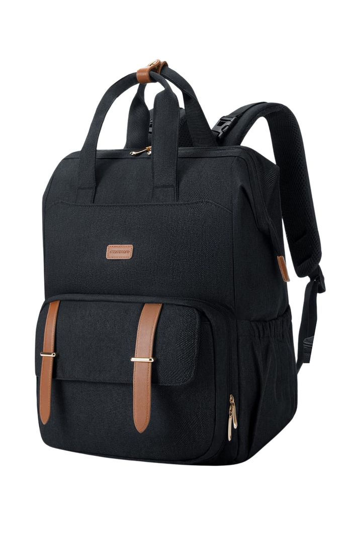 Mommore Mochila para Extractor de Leche para notebook de 15,6" - Negro-0