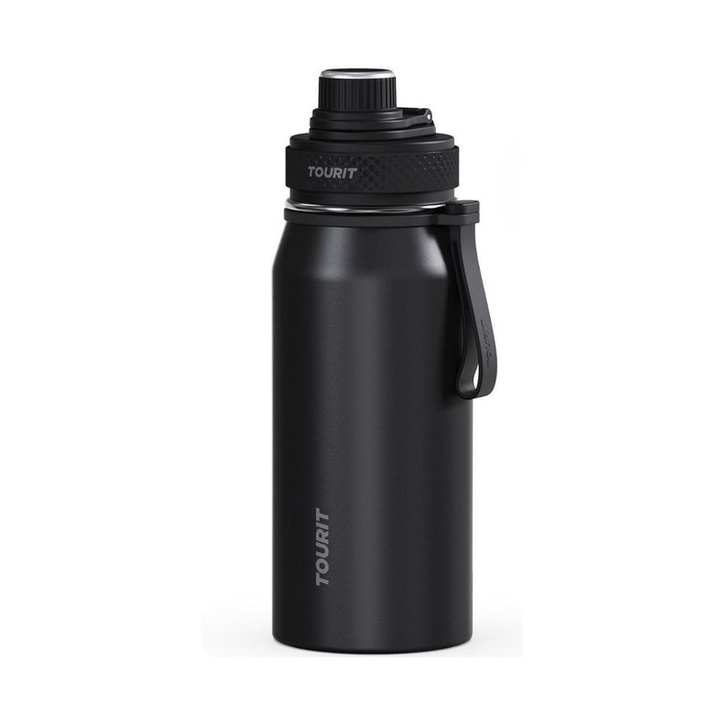 Tourit Botella de Agua Térmica Deportiva 32oz - Negro-0