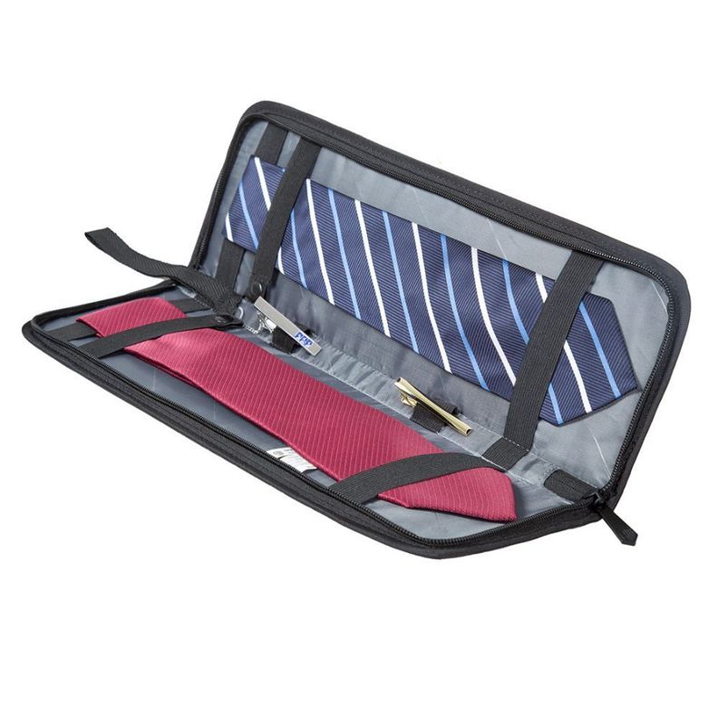 Bagsmart - Estuche de Corbatas para Viajes - Negro-5
