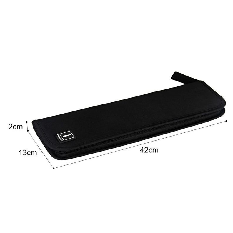 Bagsmart - Estuche de Corbatas para Viajes - Negro-3