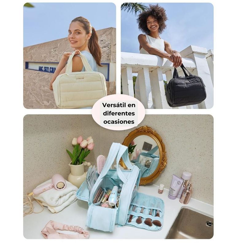 Bagsmart Neceser Multifuncional Zora Spacesaver 4 en 1 - Celeste-2